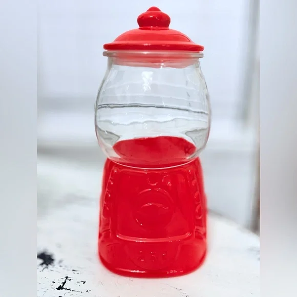 Red Gumball Machine Jar - Picture 4 of 4